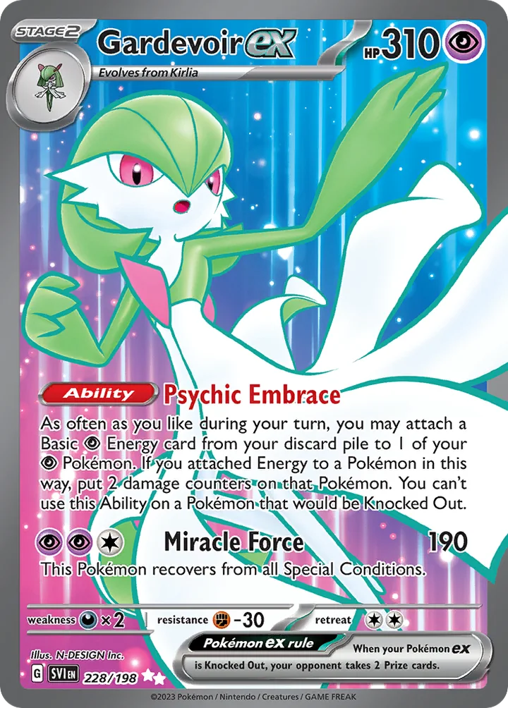 Gardevoir ex, Scarlet & Violet 228/198