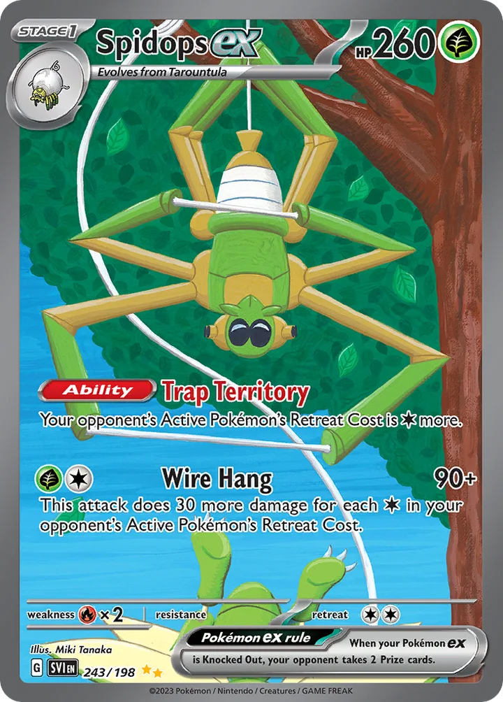 Spidops ex, Scarlet & Violet 243/198