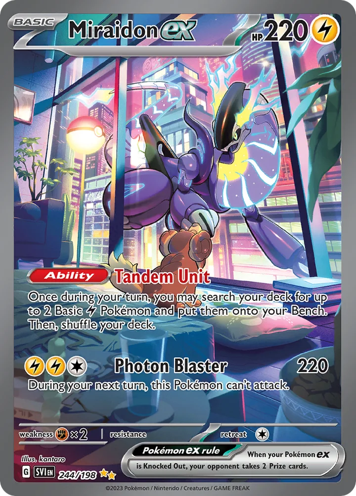 Miraidon ex, Scarlet & Violet 244/198