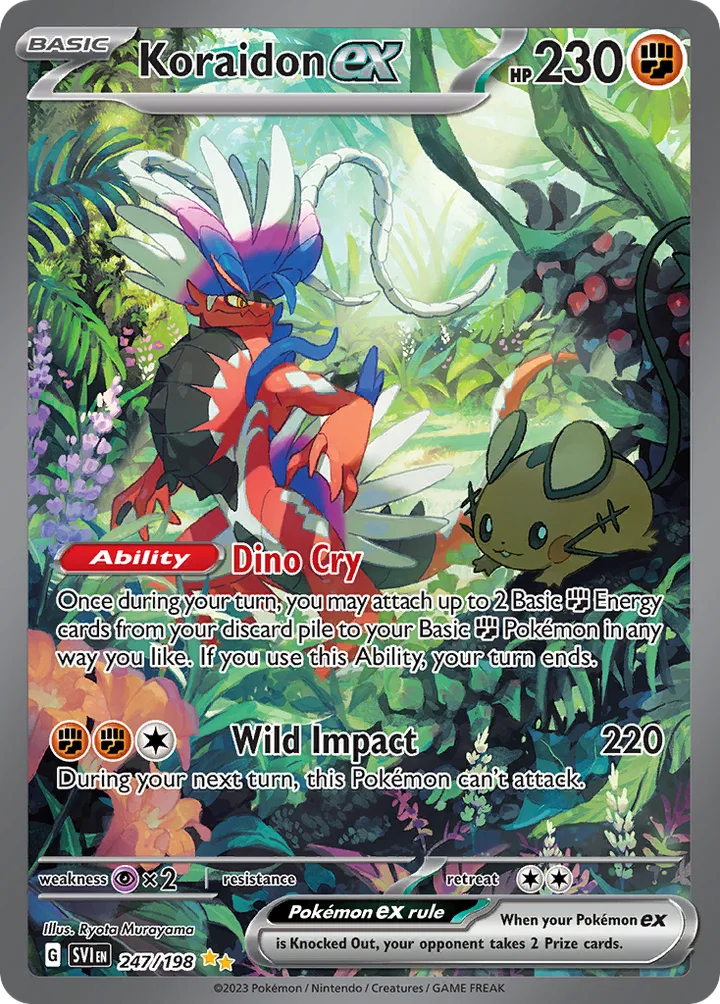 Koraidon ex, Scarlet & Violet 247/198