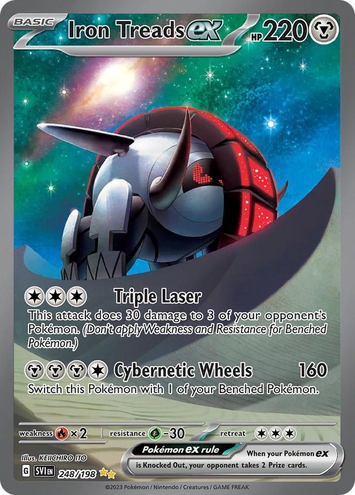 Iron Treads ex, Scarlet & Violet 248/198