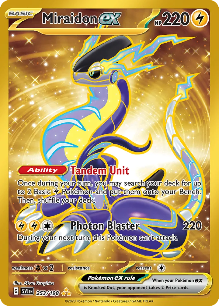Miraidon ex, Scarlet & Violet 253/198