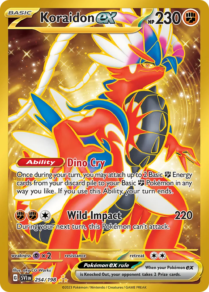 Koraidon ex, Scarlet & Violet 254/198
