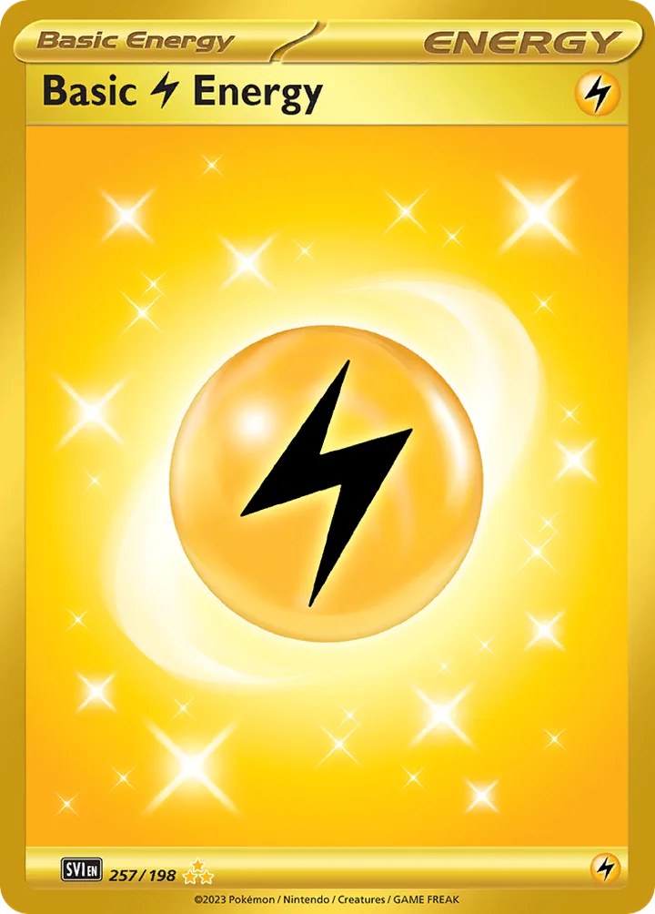 Basic Lightning Energy, Scarlet & Violet 257/198