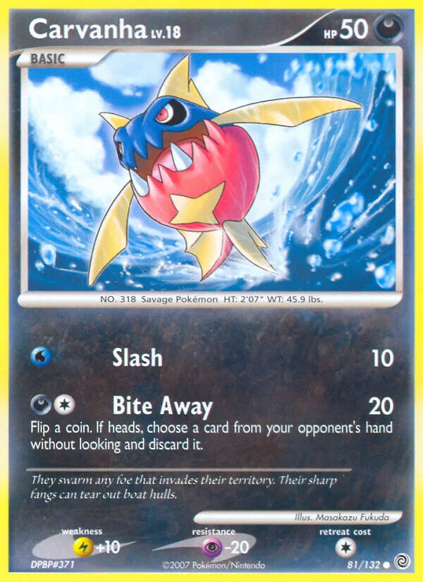 Carvanha, Secret Wonders 81/132