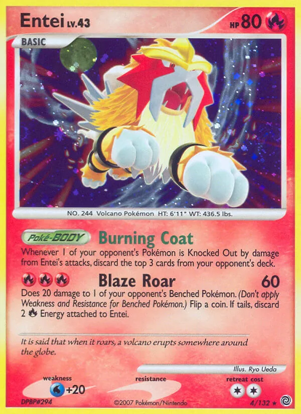 Entei, Secret Wonders 4/132