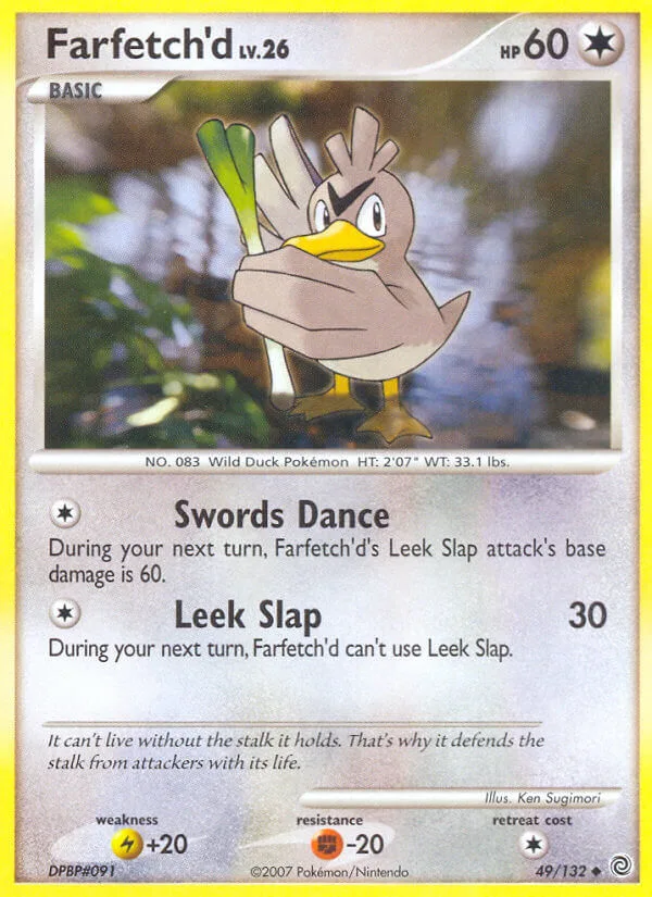 Farfetch’d, Secret Wonders 49/132