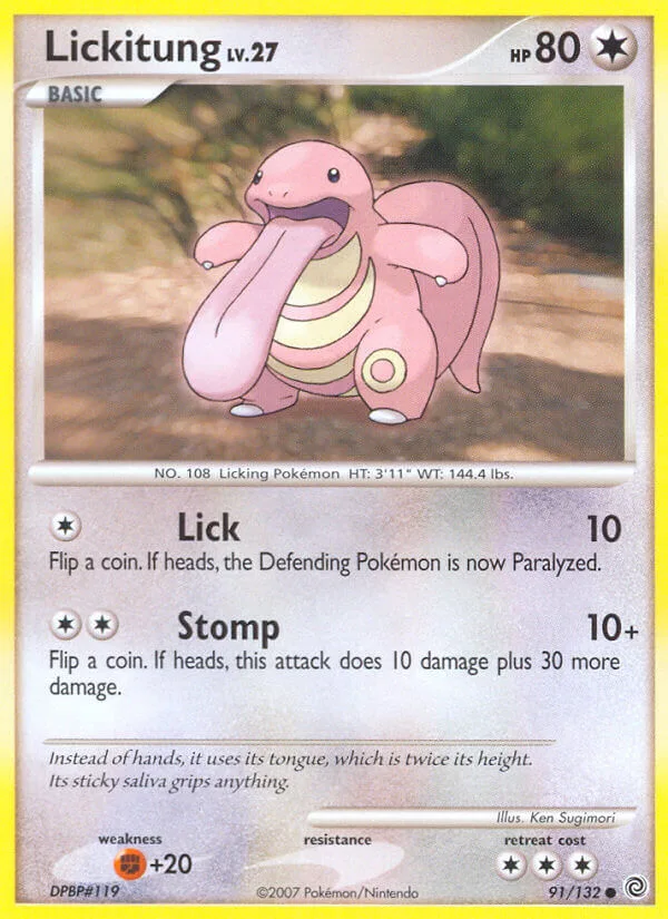 Lickitung, Secret Wonders 91/132