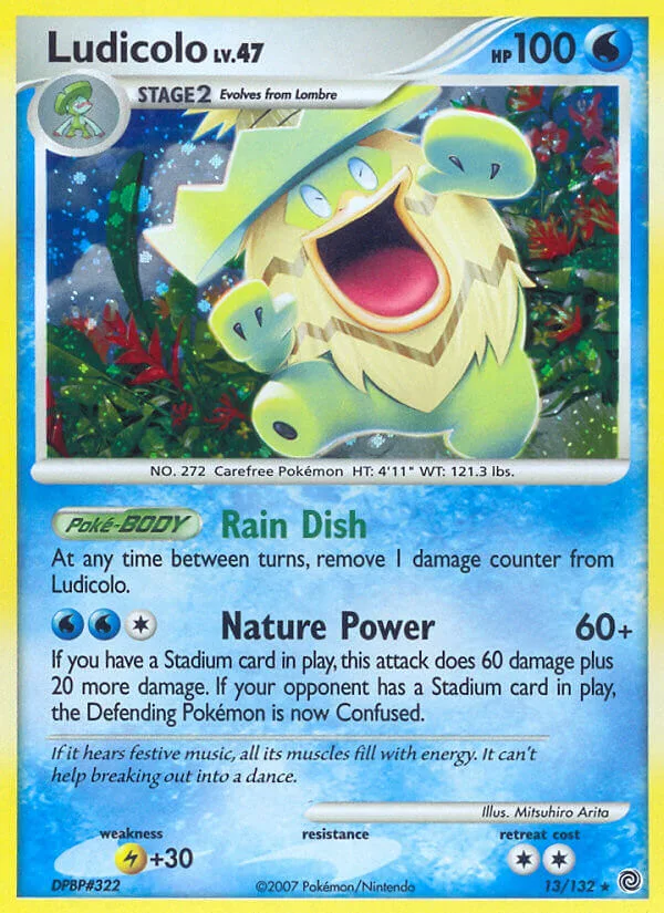 Ludicolo, Secret Wonders 13/132