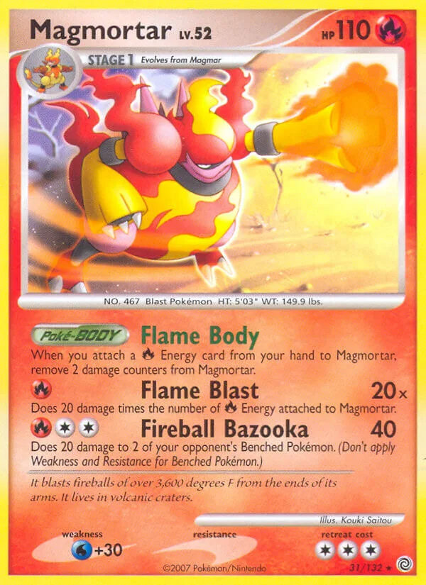 Magmortar, Secret Wonders 31/132