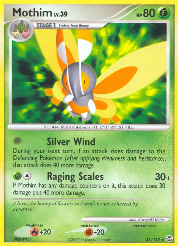 Mothim, Secret Wonders 33/132