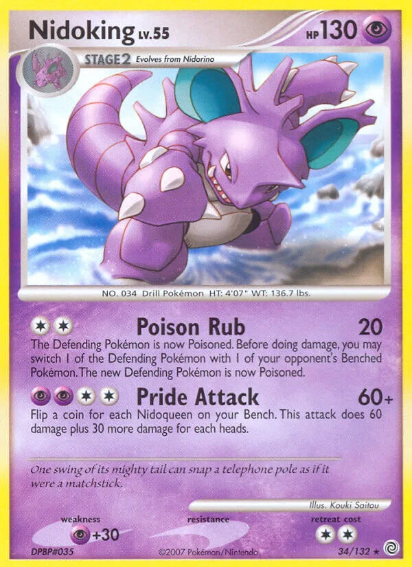 Nidoking, Secret Wonders 34/132