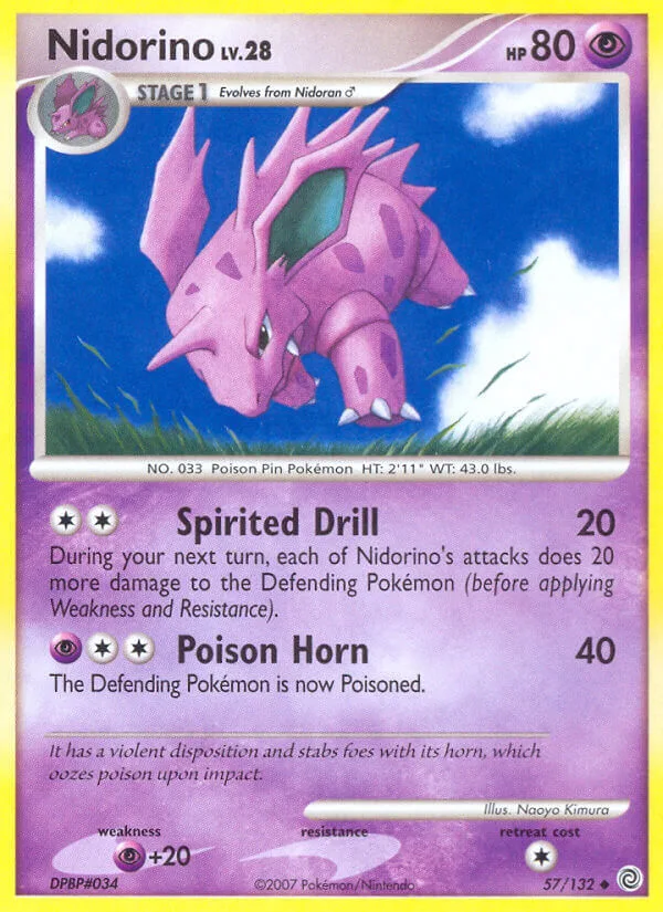 Nidorino, Secret Wonders 57/132