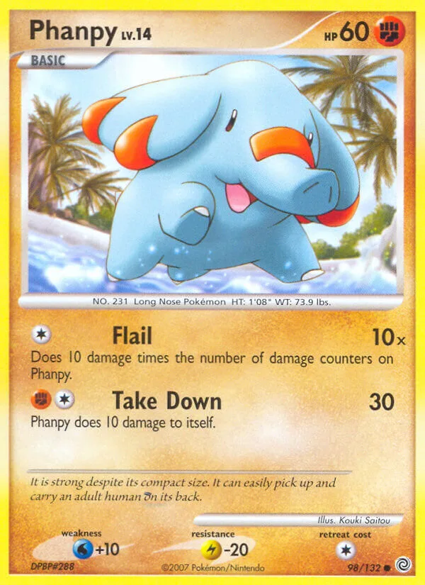 Phanpy, Secret Wonders 98/132