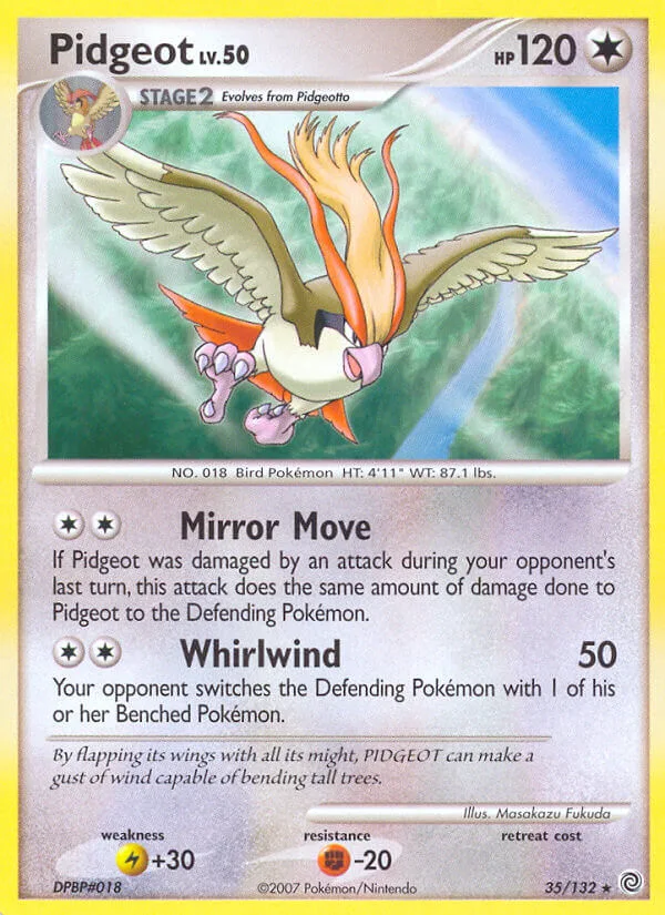 Pidgeot, Secret Wonders 35/132