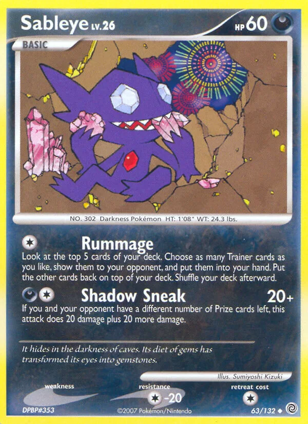 Sableye, Secret Wonders 63/132
