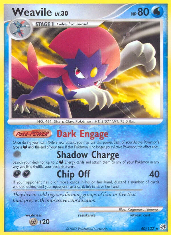 Weavile, Secret Wonders 40/132