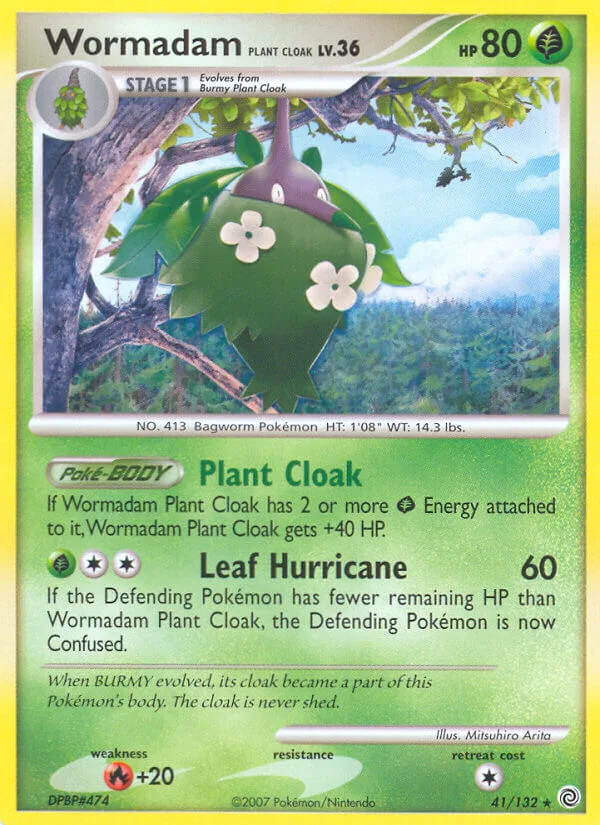 Wormadam Plant Cloak, Secret Wonders 41/132