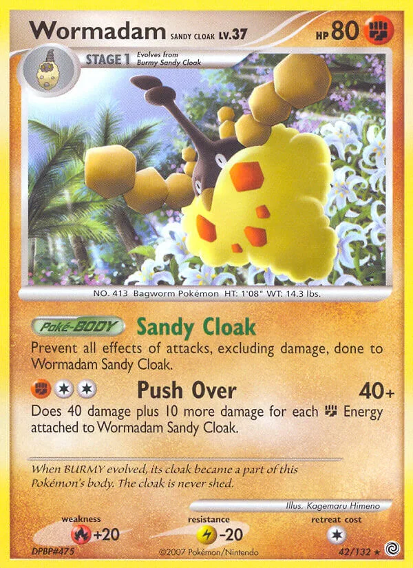 Wormadam Sandy Cloak, Secret Wonders 42/132