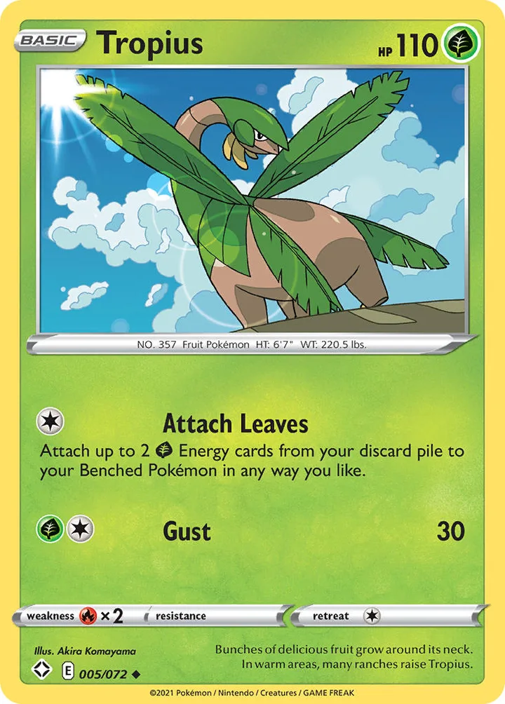 Tropius, Shining Fates 005/072