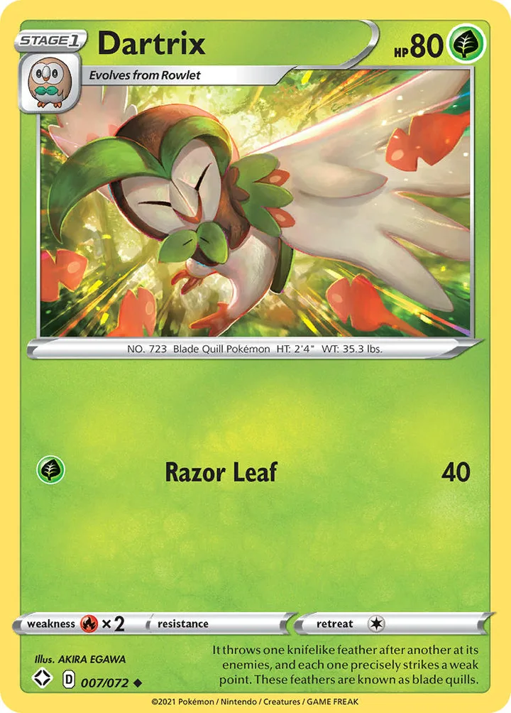 Dartrix, Shining Fates 007/072