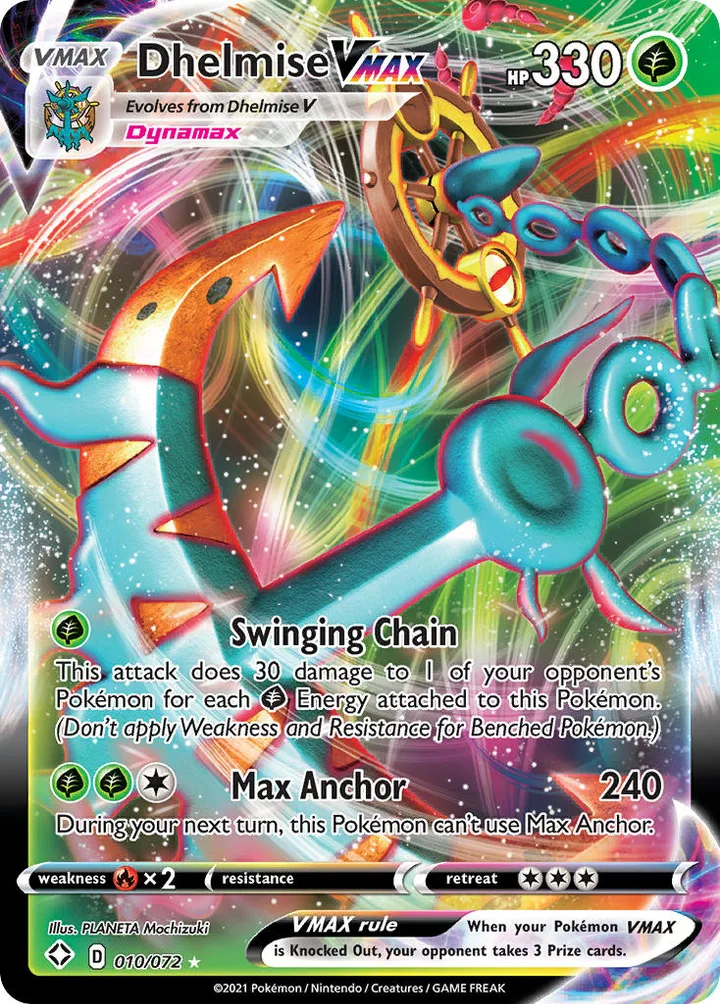 Dhelmise VMAX, Shining Fates 010/072