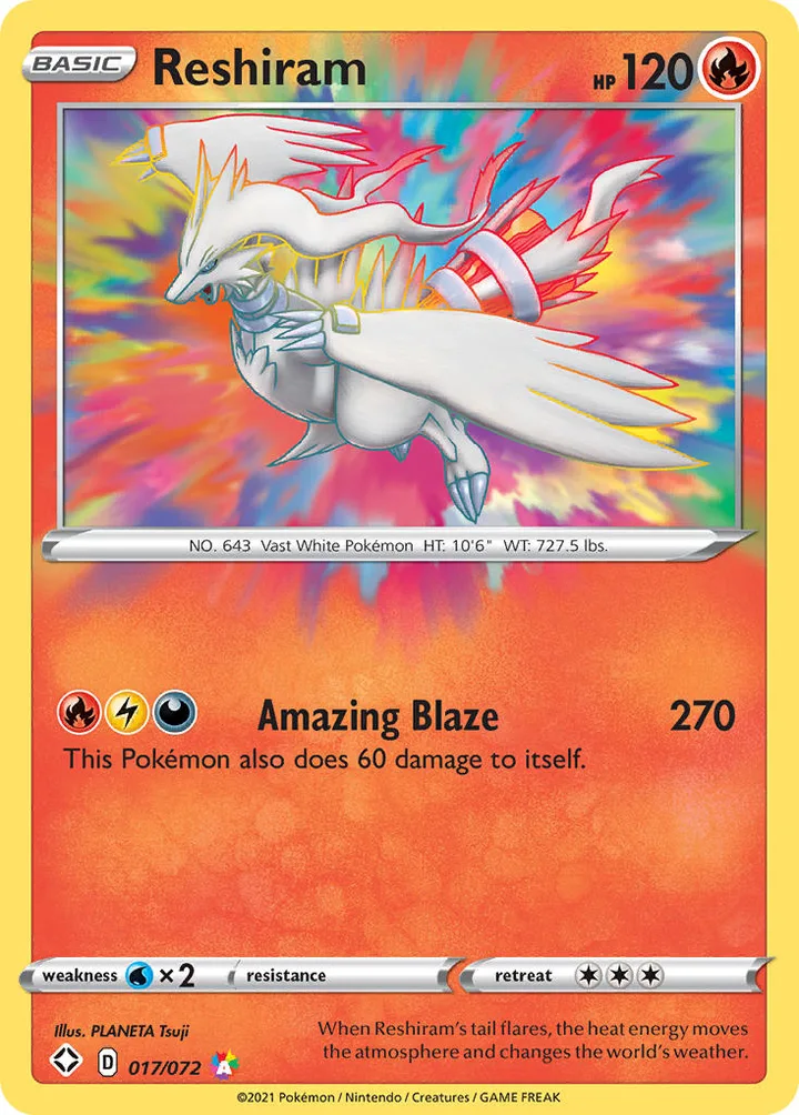 Reshiram, Shining Fates 017/072