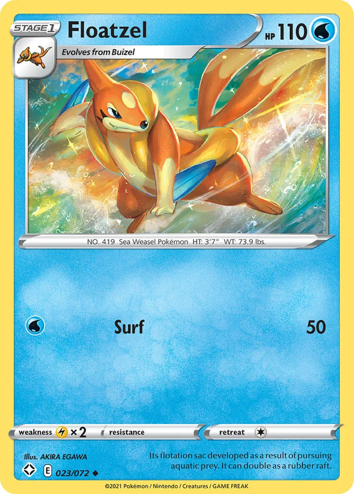 Floatzel, Shining Fates 023/072