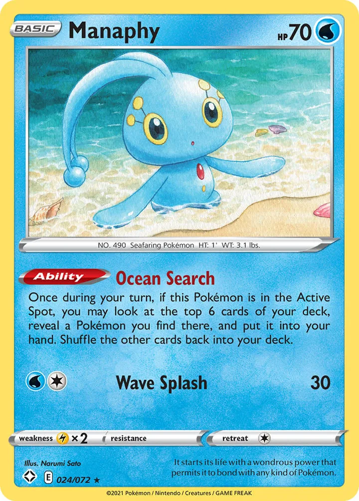 Manaphy, Shining Fates 024/072