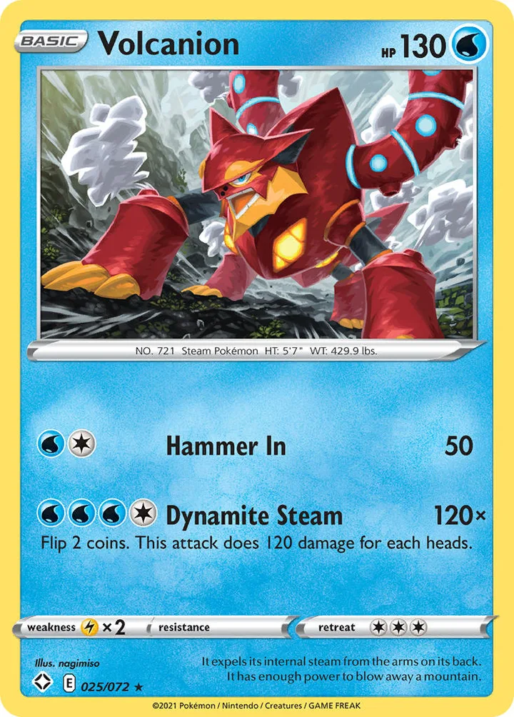 Volcanion, Shining Fates 025/072