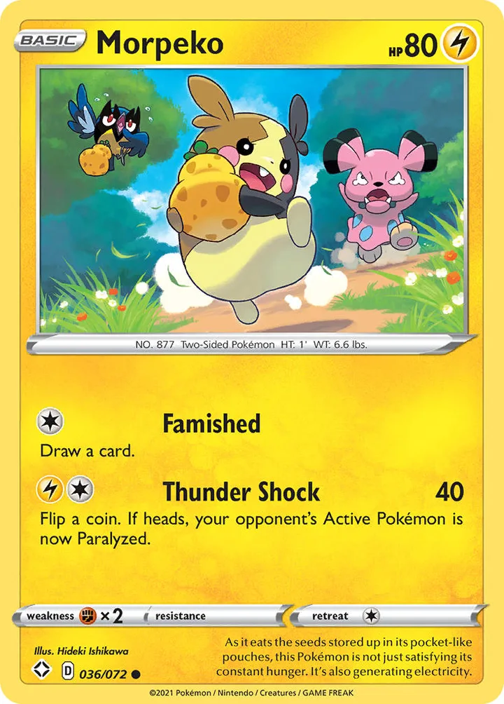 Morpeko, Shining Fates 036/072