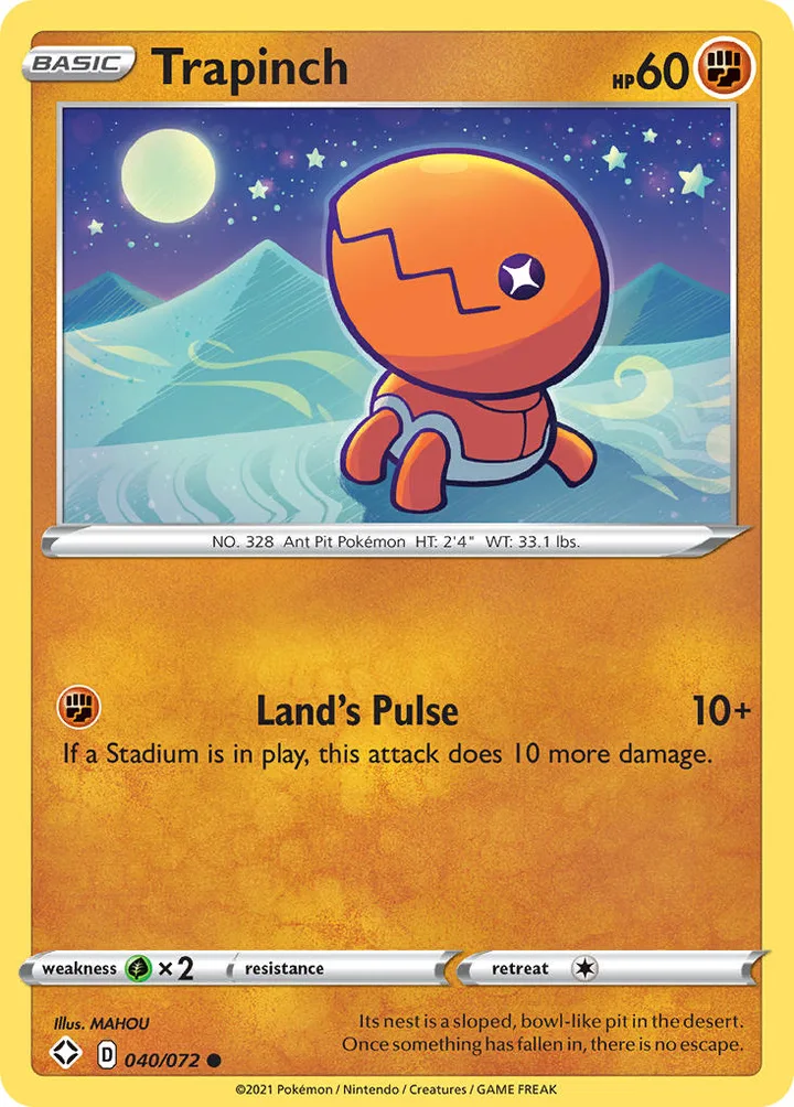 Trapinch, Shining Fates 040/072