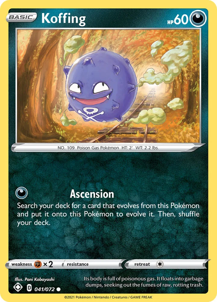 Koffing, Shining Fates 041/072