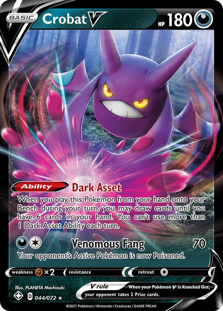Crobat V, Shining Fates 044/072