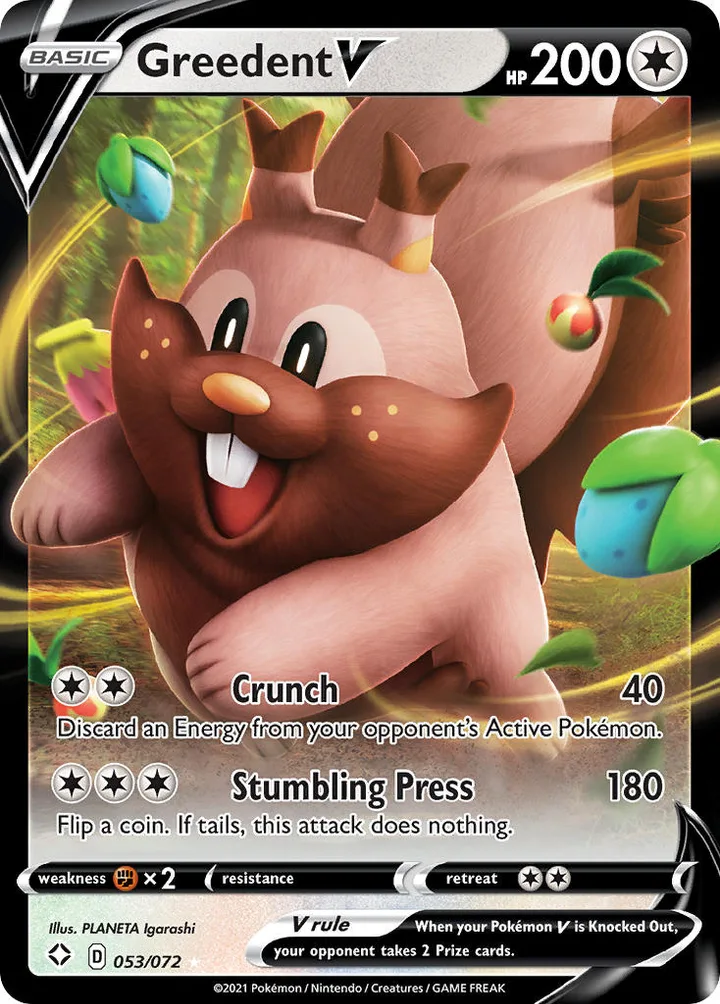 Greedent V, Shining Fates 053/072