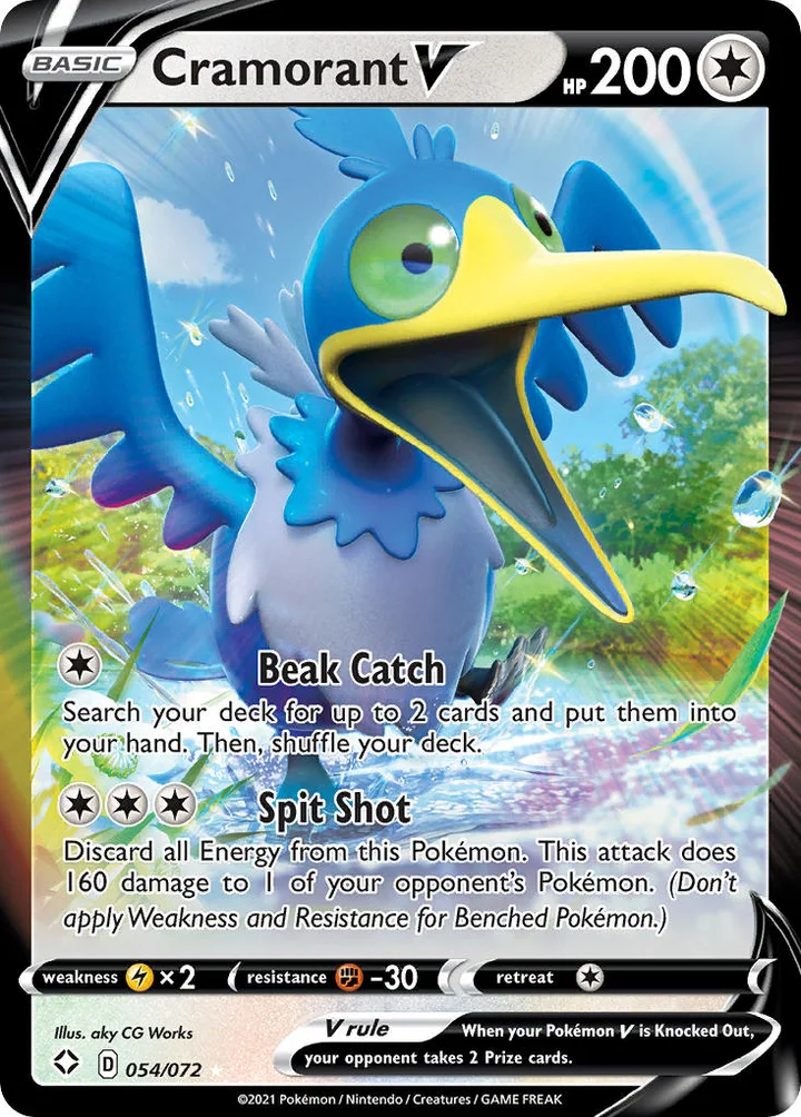 Cramorant V, Shining Fates 054/072