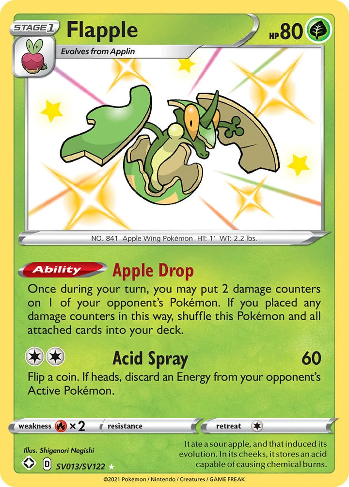 Flapple, Shining Fates SV013/SV122