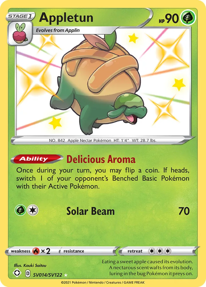 Appletun, Shining Fates SV014/SV122