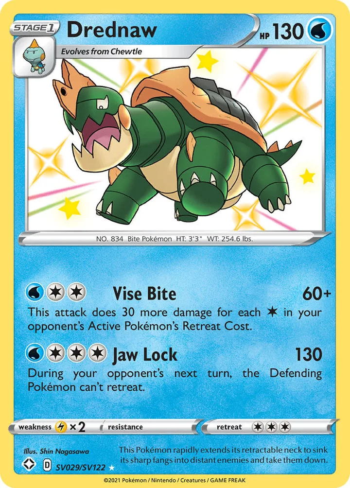 Drednaw, Shining Fates SV029/SV122