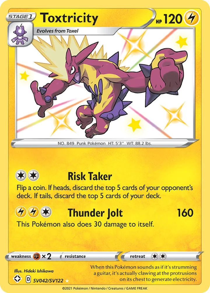 Toxtricity, Shining Fates SV042/SV122