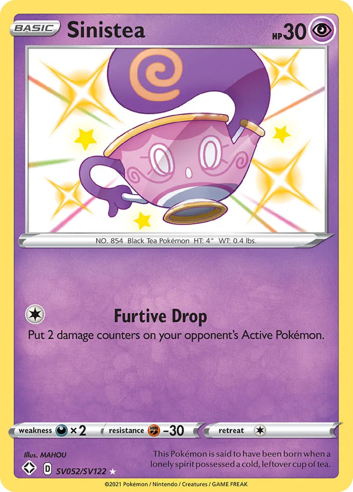 Sinistea, Shining Fates SV052/SV122