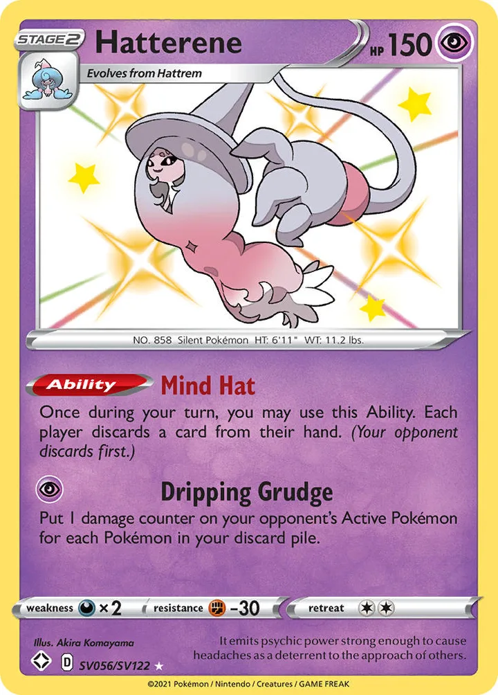 Hatterene, Shining Fates SV056/SV122