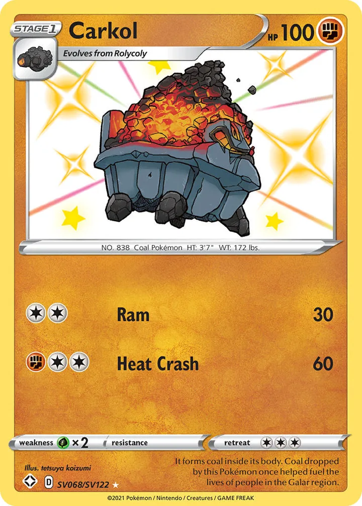 Carkol, Shining Fates SV068/SV122