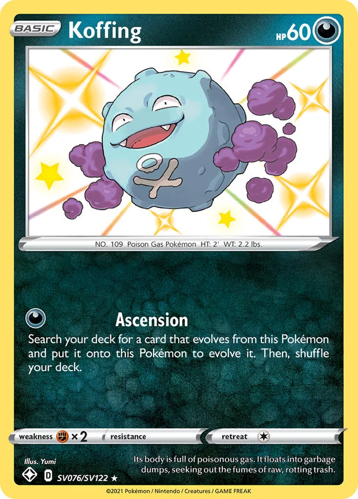 Koffing, Shining Fates SV076/SV122