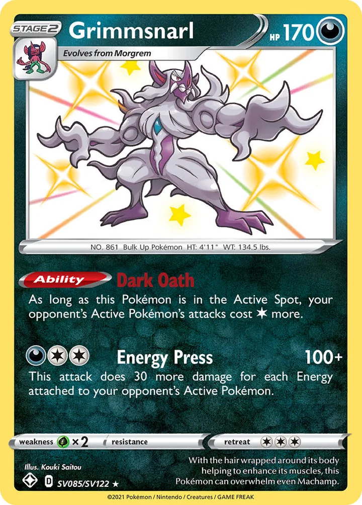Grimmsnarl, Shining Fates SV085/SV122