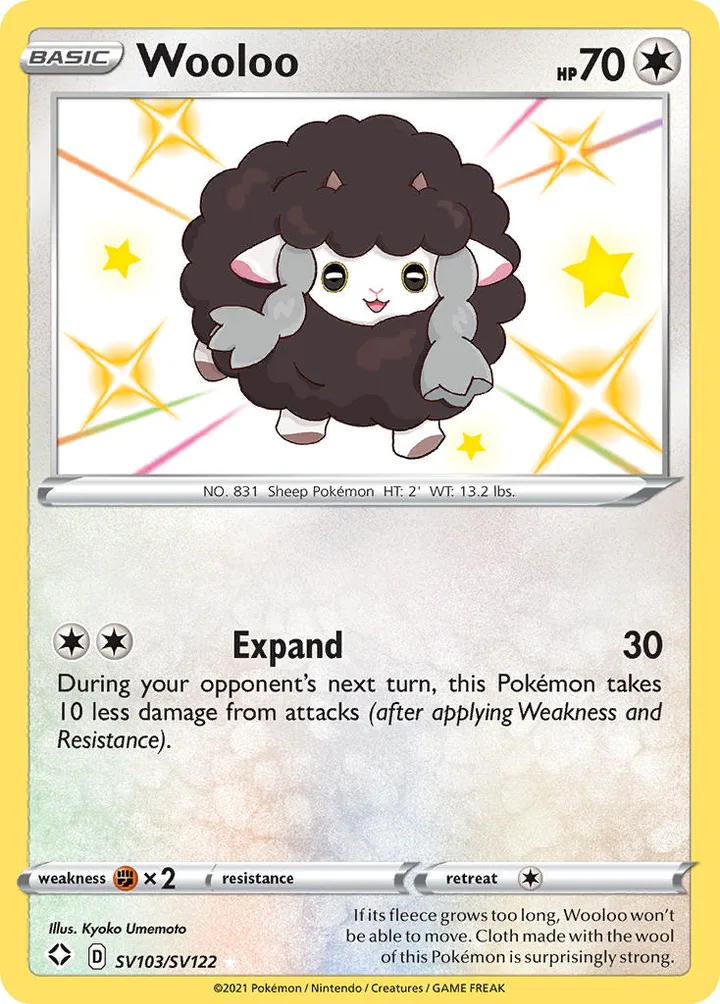 Wooloo, Shining Fates SV103/SV122