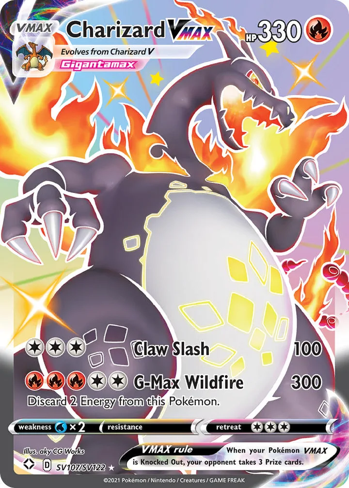 Charizard VMAX, Shining Fates SV107/SV122