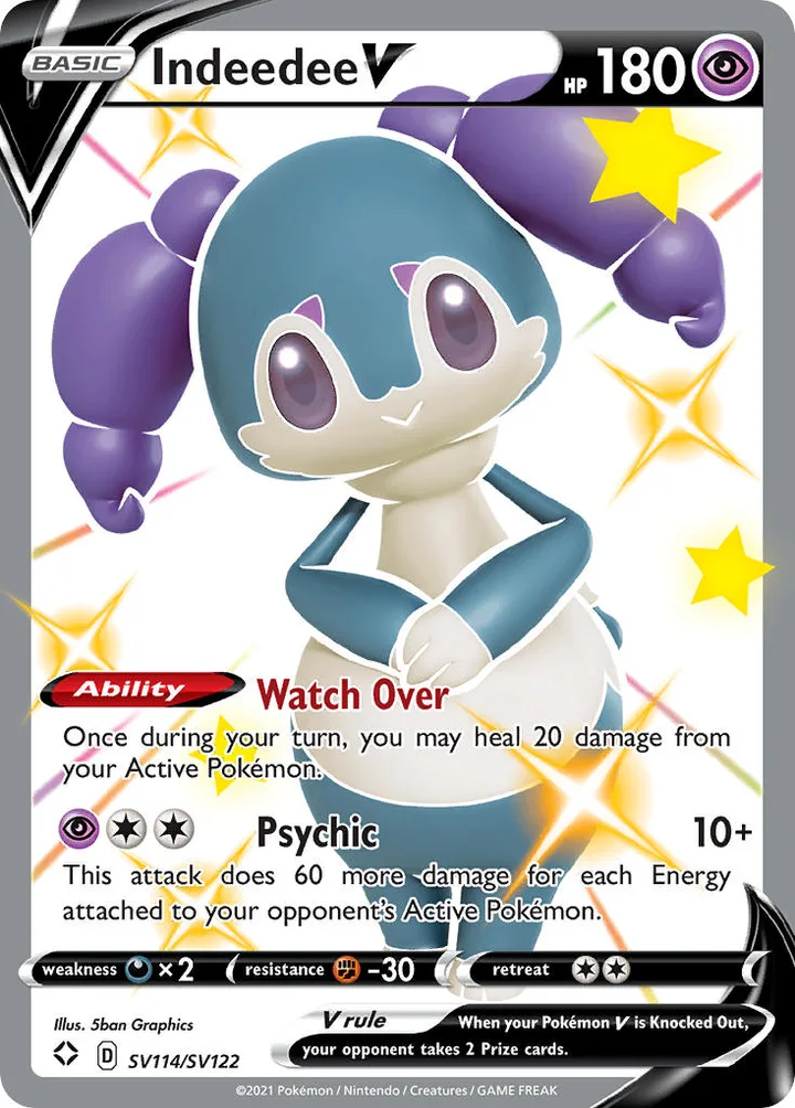 Indeedee V, Shining Fates SV114/SV122