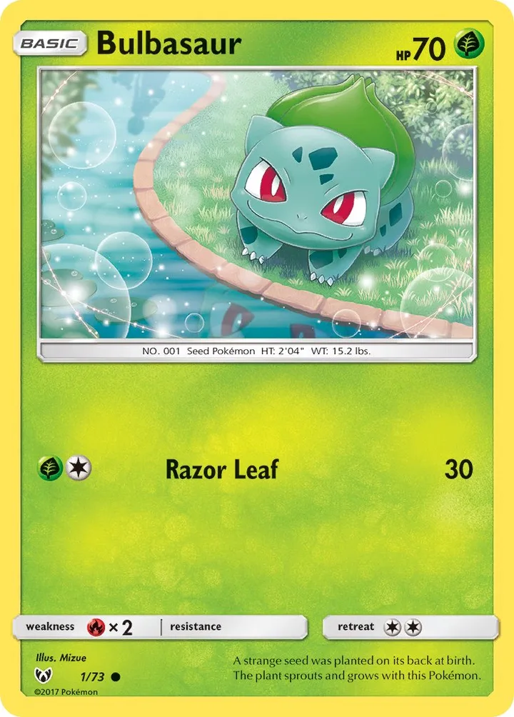 Bulbasaur, Shining Legends 1/73