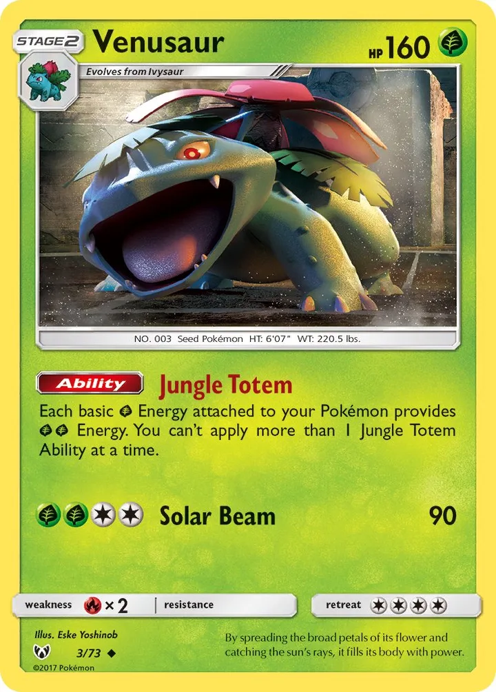 Venusaur, Shining Legends 3/73